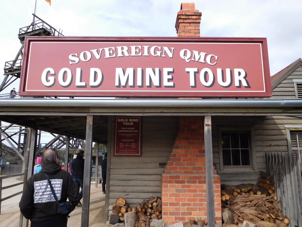 Goldmine Sovereign Hill Ballarat